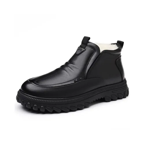 SENJIALUO Термический Амортизирующий Устойчивый к Износу Низкий Топ Утепленная Обувь Мужская