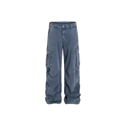 FDYZ French Work Blue Unisex Cargo Pants FDYZ Французский Work Синий Унисекс Карго Брюки