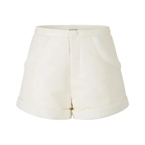 HERLIAN Белые Повседневные Шорты для Женщин