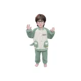 Зеленый круглый вырез