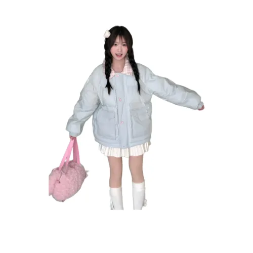 OG96 LAB Синий Розовый Двусторонний Унисекс Пуховики