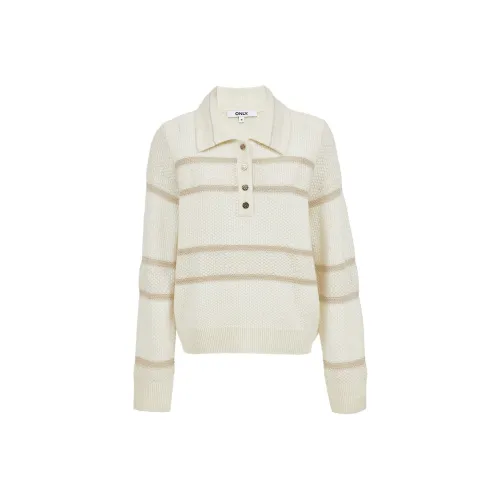 ONLY A01 Белая Цапля Женская Трикотаж