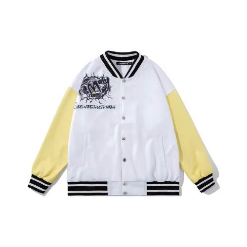 FireMonkey Бейсбольная куртка Унисекс Белый