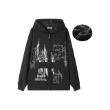 Черный с флисовой подкладкой