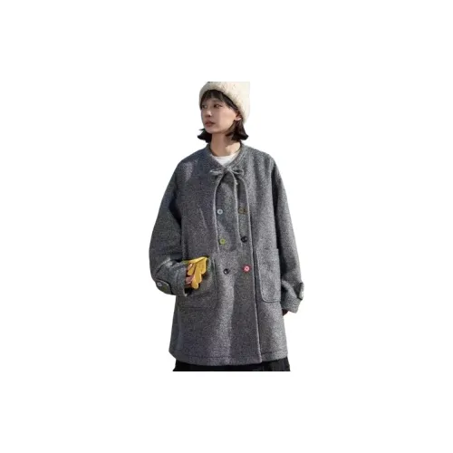 PNVB Серый Женский Пальто