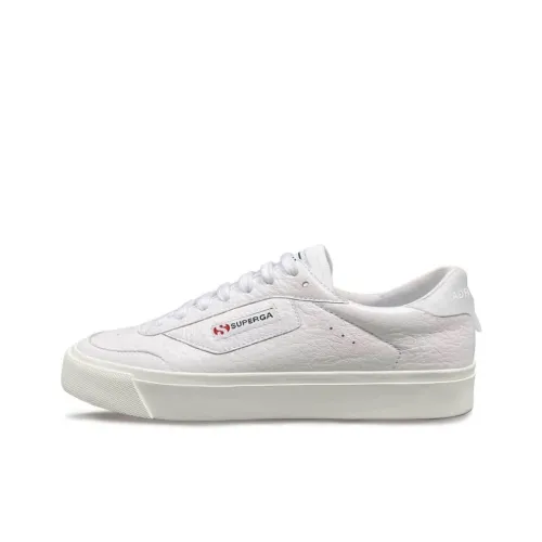 SUPERGA Низкие кроссовки для скейтбординга Женские Белые