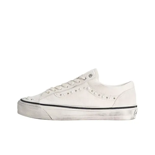 Vans Old Skool 36 Скейтборд Кроссовки Унисекс Белый