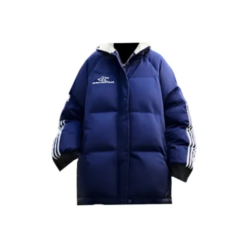 SNEIKLAU Темно-синий синий унисекс пуховики