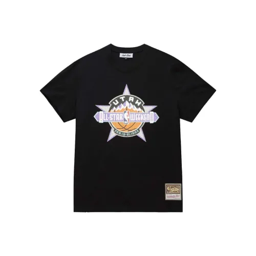 Mitchell Ness Mitchell Ness x JUST DON Черные Мужские T-рубашки