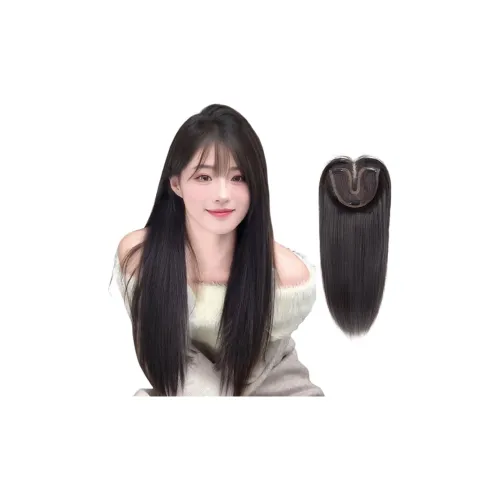 MUNINGFEI Нет Wear Волосы Net Топ Волосы Патч Женская Перука Высокая Температура Пряжа