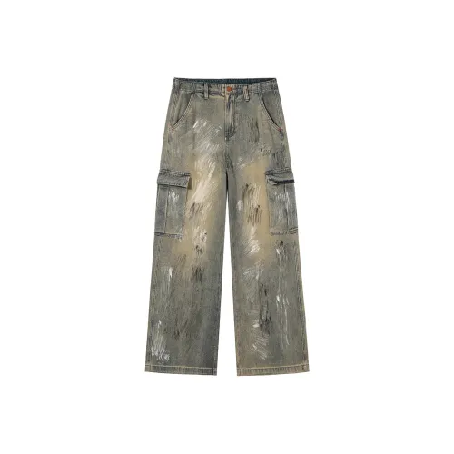 SNOOPY Ностальгический синий Женские джинсы