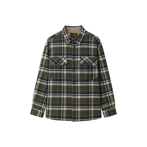 Teenie Weenie Men Армейский зеленый Унисекс Рубашки