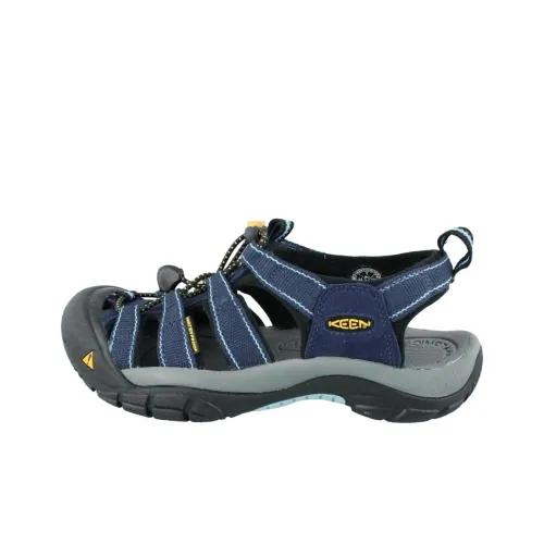 KEEN Newport H2 Водонепроницаемый быстросохнущий сцепление поддержка обувь для горных походов женский синий