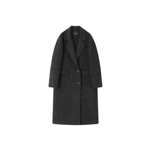 XWI Черный Углерод Серый Женское Пальто