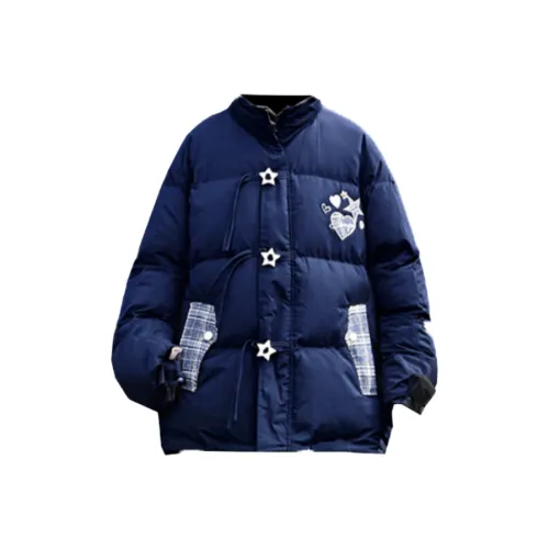 SNEIKLAU Темно-синий синий унисекс пуховики