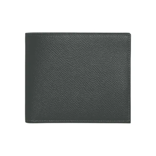 HERMES MC² COPERNIC Epsom Телячья кожа Кошелек Унисекс Зеленый