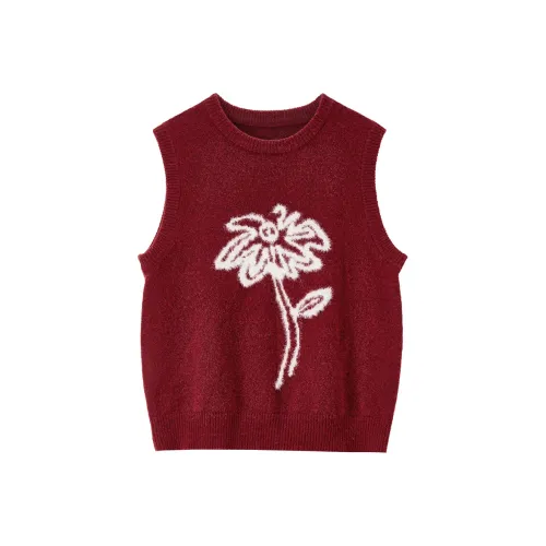 SENTUBILA Женские майки бордового цвета