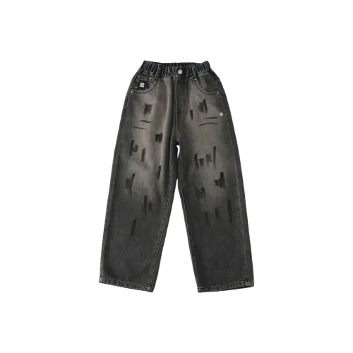 Teddy's Collection Цвет изображения Флисовые подкладочные штаны Школьный возраст Джинсы