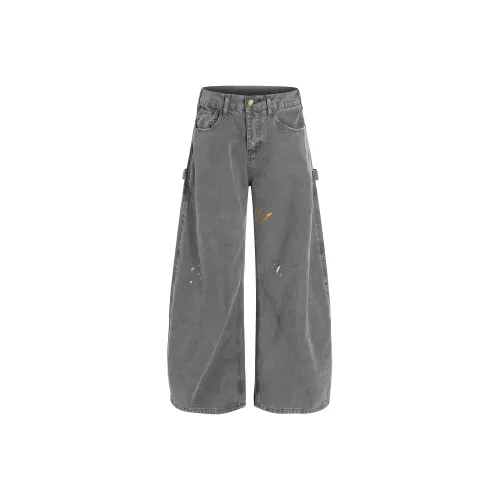 FDYZ Серый Унисекс Джинсы