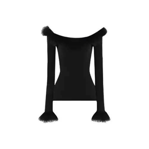 ABBY GODDESS Зимний T-рубашка Женская Черная