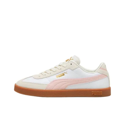 PUMA Club II Era Low Топ Немецкие армейские кроссовки Унисекс Розово-белый