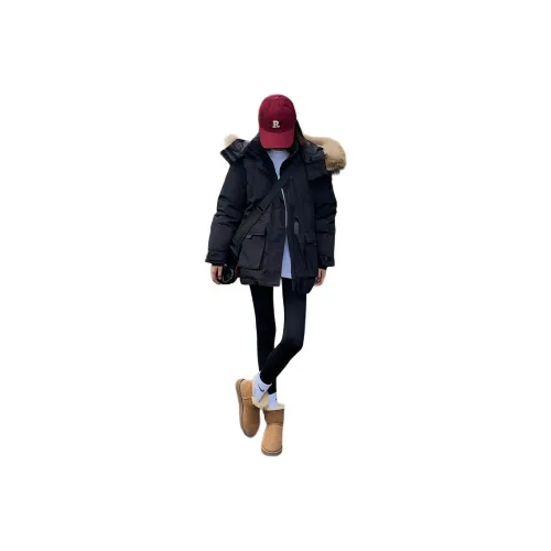 GOSO Черный Унисекс Пуховики