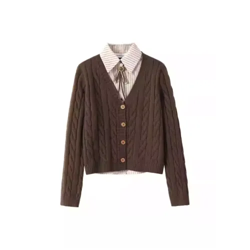 DTLUI Кофе Женские Трикотаж