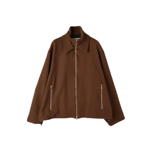 CULLNI FW25 Lamb Wool Melton Двойной воротник ZIP UP Куртка Куртки Пальто Унисекс