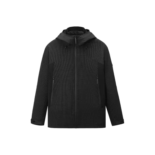 HLA Черная клетка K5 Мужская куртка