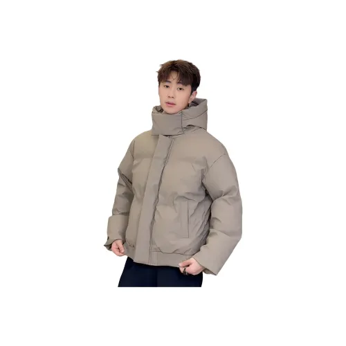 DANJUE Кофейный Унисекс Пуховики