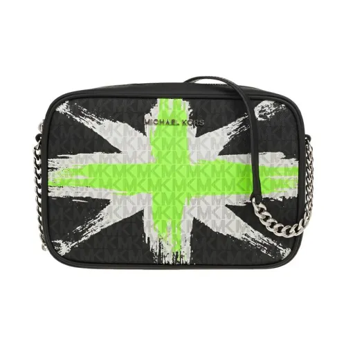 MICHAEL KORS MICHAEL KORS Luggage Collection Искусственная кожа Фотография Сумка через плечо Большая Женская Черная