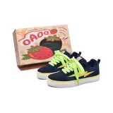 Темно-синий с флисовой подкладкой (зеленые шнурки) [премиум, улучшенный, более удобный и прочный]