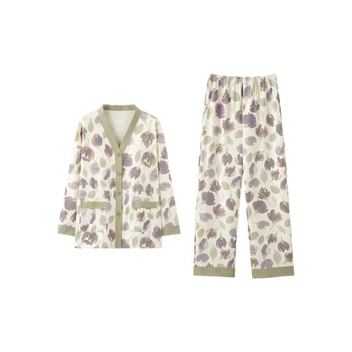 PLANDOO Абрикос Женские Пижамные Комплекты