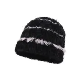 Розовый, черный, плюшевый