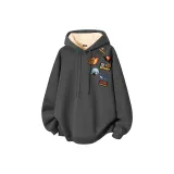 [Thickened Sherpa] Темно-серый (Логотип на левом плече и по всей спине)