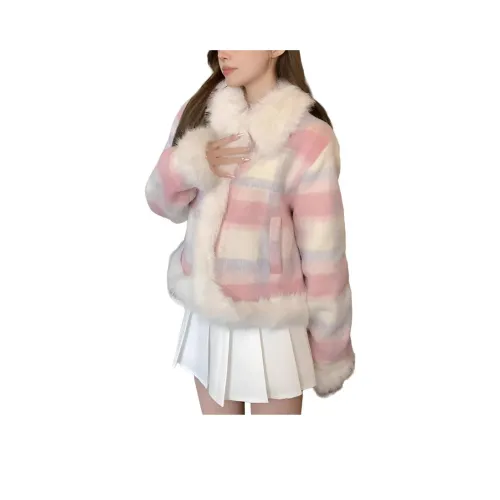 GOSO Розовый Женские Бархатные Куртки