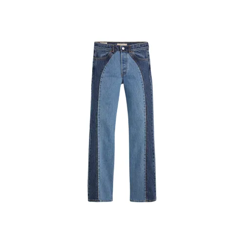 Levis Medium Blue Women's Jeans Левис Средне-синие Женские Джинсы