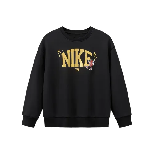 Nike 3Brand Глубокий Черный Kids Свитшоты