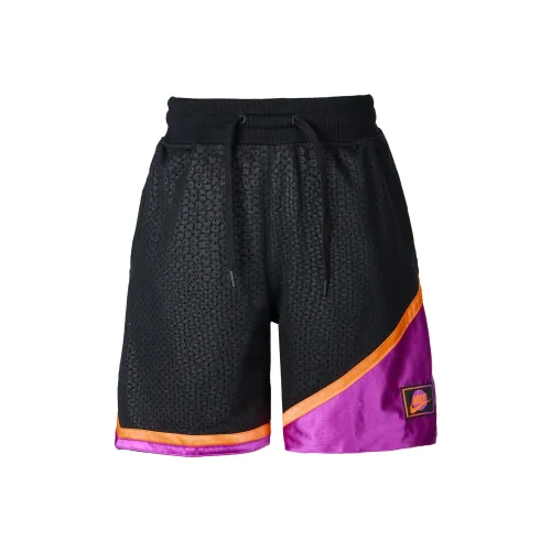 Мужские баскетбольные шорты Nike черного и фиолетового цвета