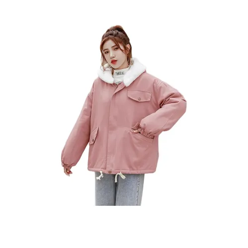 MDEHT Красный пух женские пуховики