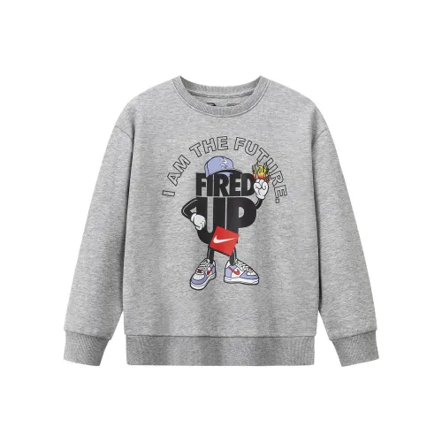 Nike 3Brand Скальный Серый Kids Свитшоты