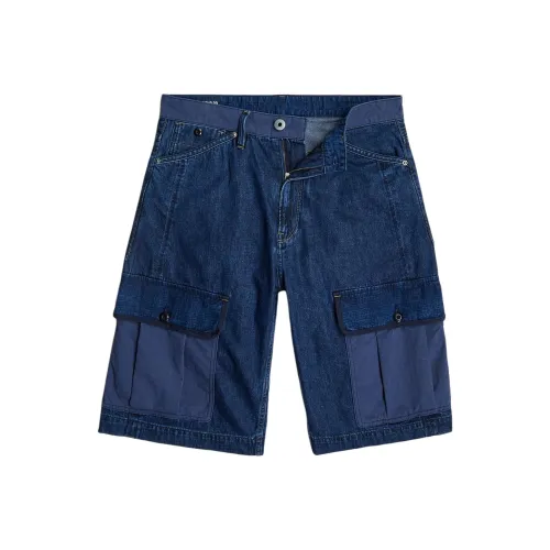 G-STAR RAW Темно-синий Мужские Карго Шорты