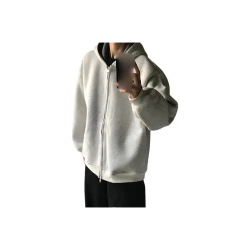 DANJUE Белый Серый Унисекс Свитшоты