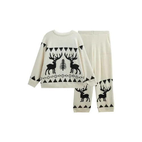 Same Language Пижамный комплект Женские Снег