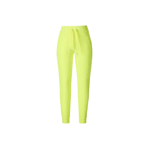 lululemon Scuba Series Neon Wash Спортивные Тренировочные Брюки Женские Яркий Неон Желтый