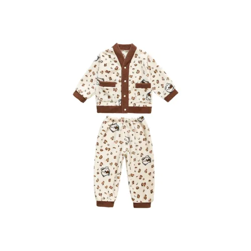 Qiao Ni Tong Домашняя одежда Набор для детей 3-7 лет