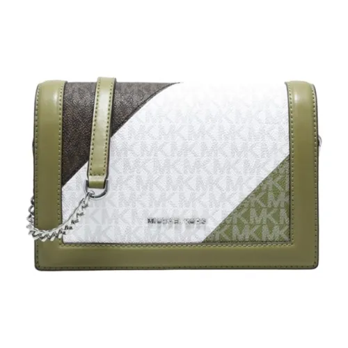 MICHAEL KORS Jet Set PVC с кожаными вставками Сумка через плечо Женская Оливково-зеленая