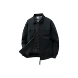 Black [Хлопковый пуховик с утолщенной флисовой подкладкой]