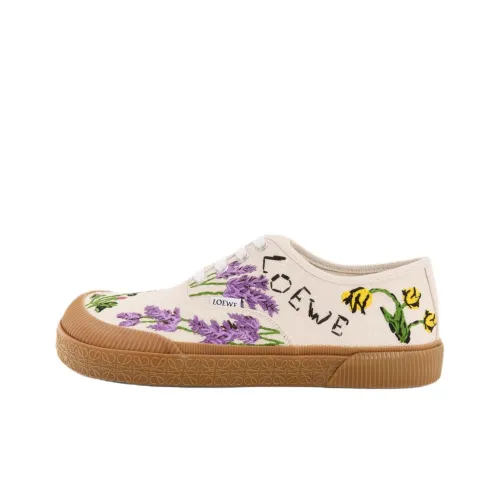 LOEWE Terra Vulca Low Топ Кеды Мужской Белый