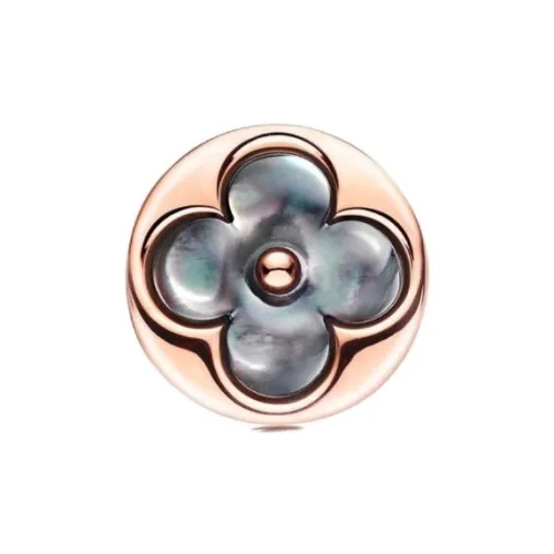 LOUIS VUITTON Серьги-гвоздики из жемчужной раковины женские розовое золото